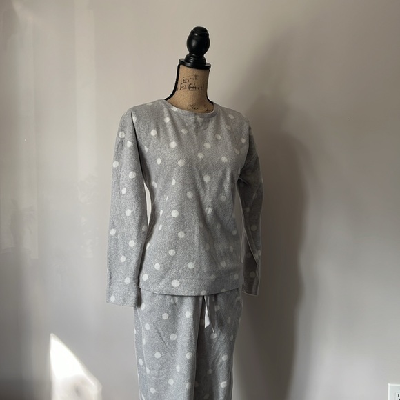 la vie en rose two piece polka dot PJ set - Picture 1 of 7
